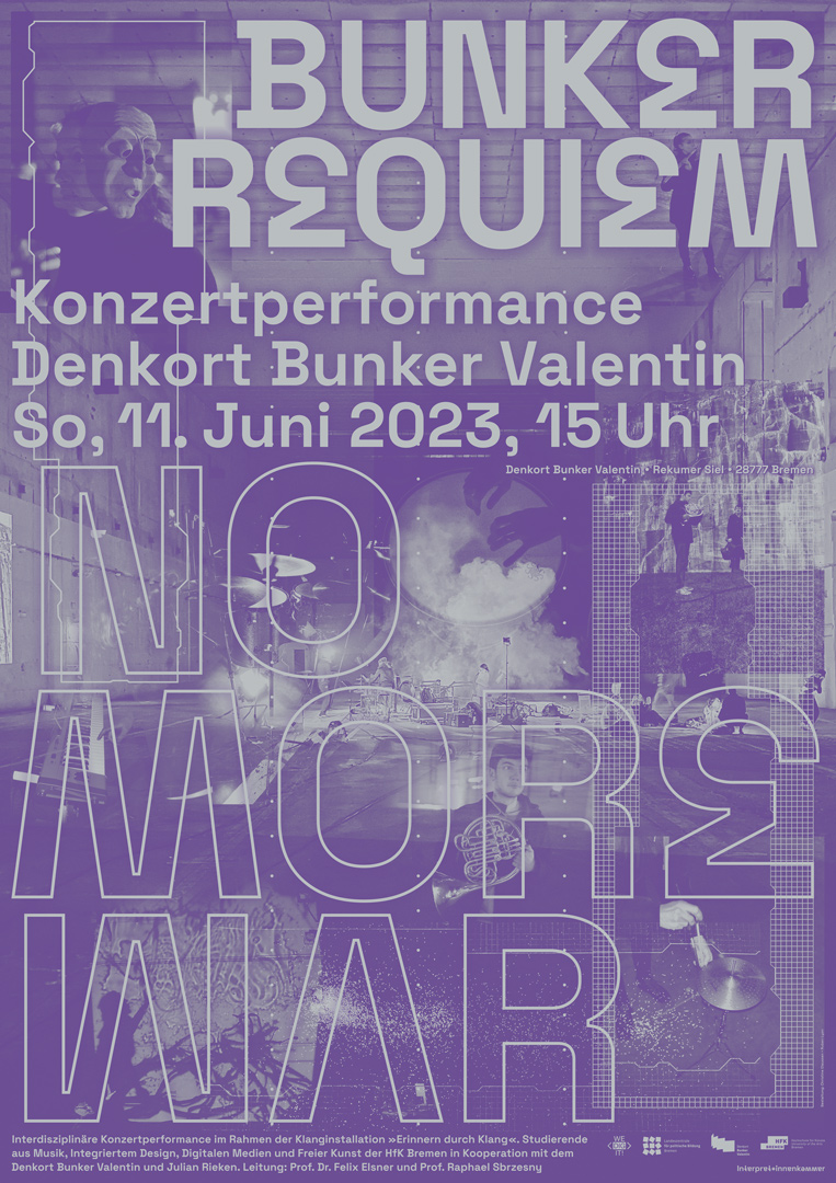 Veranstaltungs-Plakat Bunker Requiem